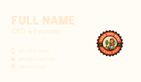 Lawn Mower Gardener Business Card Design