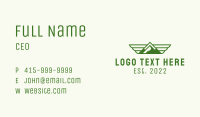 Green Valley Mountain  Business Card Image Preview