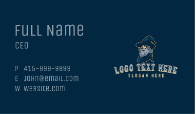 Powerful Magic Wizard Business Card Image Preview