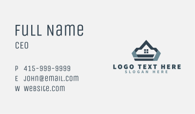 Roof Home Property Business Card Image Preview