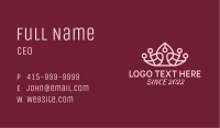 Crown Jewel Beauty Business Card Image Preview