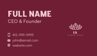 Crown Jewel Beauty Business Card Image Preview