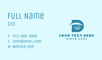 Cyber Eye Tech Letter D Business Card Image Preview