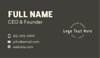 Graffiti Clothing Wordmark Business Card Image Preview