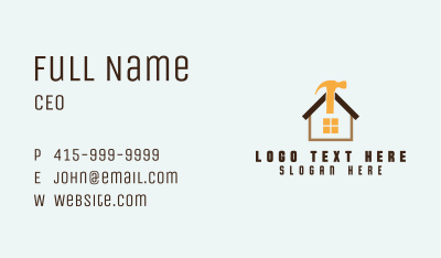 Yellow Hammer House  Business Card Image Preview