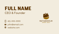 Coffee House Mountains  Business Card Image Preview