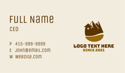Coffee House Mountains  Business Card