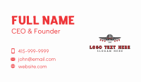 Skull Aircraft Military Business Card Preview