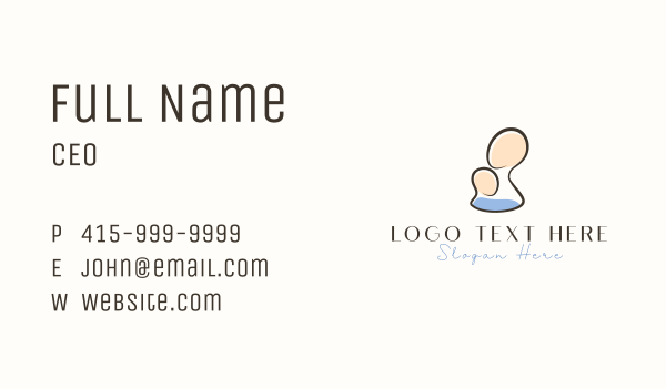Mother Baby Care Business Card Design Image Preview