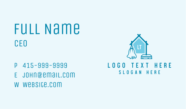 House Chore Cleaner Business Card Design Image Preview