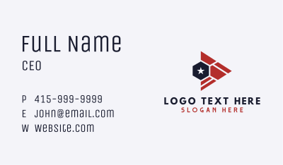 Triangle Hexagon Star Business Card Image Preview