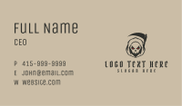 Angry Grim Reaper Business Card Image Preview