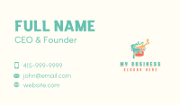 Paint Bucket Home Maintenance Business Card Image Preview