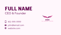 Wellness Wings Angel Business Card Image Preview