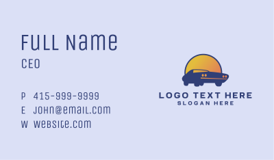 Sunset Auto Car Business Card Image Preview