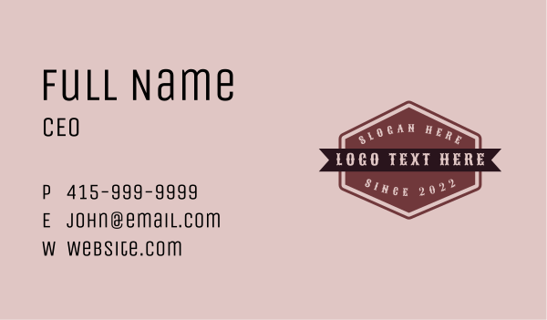 Vintage Craft Beer  Business Card Design Image Preview