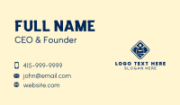 Tropical Island Beach Business Card Design