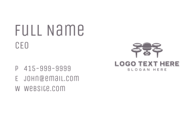 Drone Camera Photography Business Card Image Preview