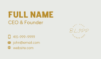 Stylish Feminine Wordmark Business Card Image Preview