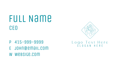 Luxury Jeweler Hand Business Card
