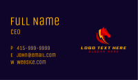 Thunder Mustang Horse Business Card Image Preview