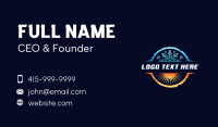 Snowflake Sun Weather Business Card Preview