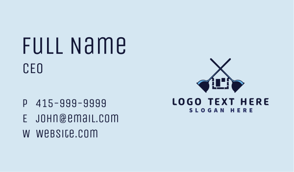 Plunger Pipe House Business Card Design Image Preview