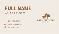 Bison Cattle Livestock Business Card Image Preview