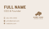 Bison Cattle Livestock Business Card Image Preview