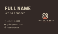 Home Tile Flooring Business Card Design