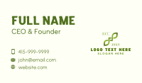 Leaves Farming Nature Business Card Design