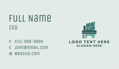 Modern Abstract Furniture Business Card Image Preview