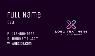 Cyber Tech Gaming Business Card Image Preview