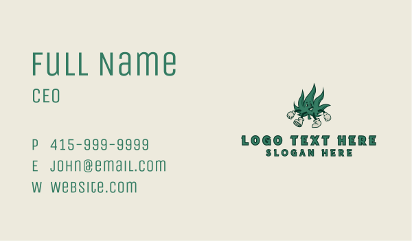 Cannabis Leaf Dispensary Business Card Design Image Preview