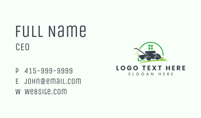 Lawn Garden Landscaping Business Card Image Preview