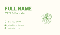 Organic Medical Marijuana Business Card Image Preview