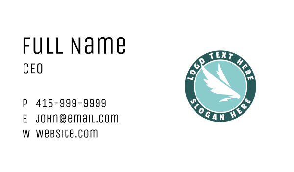 Bird Wings Sanctuary Business Card Design Image Preview