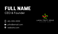 Star Sunglasses Graffiti Business Card Preview