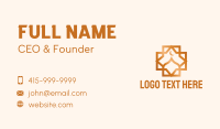 Geometric Muslim Dome Business Card Design