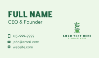 Leaf Plant Landscaping Business Card Preview