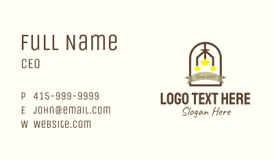 Lamp Furniture  Business Card Image Preview