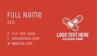 White Adhesive Bandage Business Card Image Preview