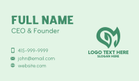 Natural Heart Plant Business Card Image Preview