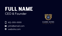 Shield Royal Flourish Business Card Image Preview