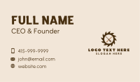 Chisel & Nail Carpentry Business Card Image Preview