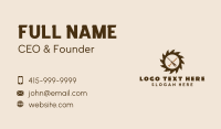 Chisel & Nail Carpentry Business Card Preview