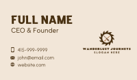 Chisel & Nail Carpentry Business Card Image Preview