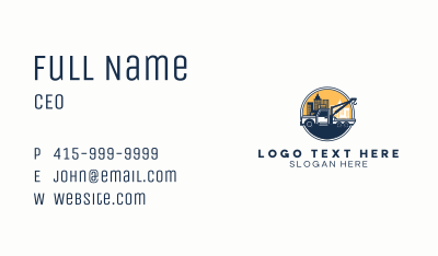 City Tow Truck Business Card Image Preview