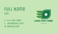 Star Leaf Wings Business Card Image Preview