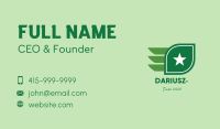 Star Leaf Wings Business Card Image Preview